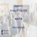 Sunday 10th May 2026