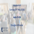 Sunday 31st May 2026