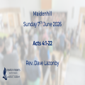 Sunday 7th June 2026