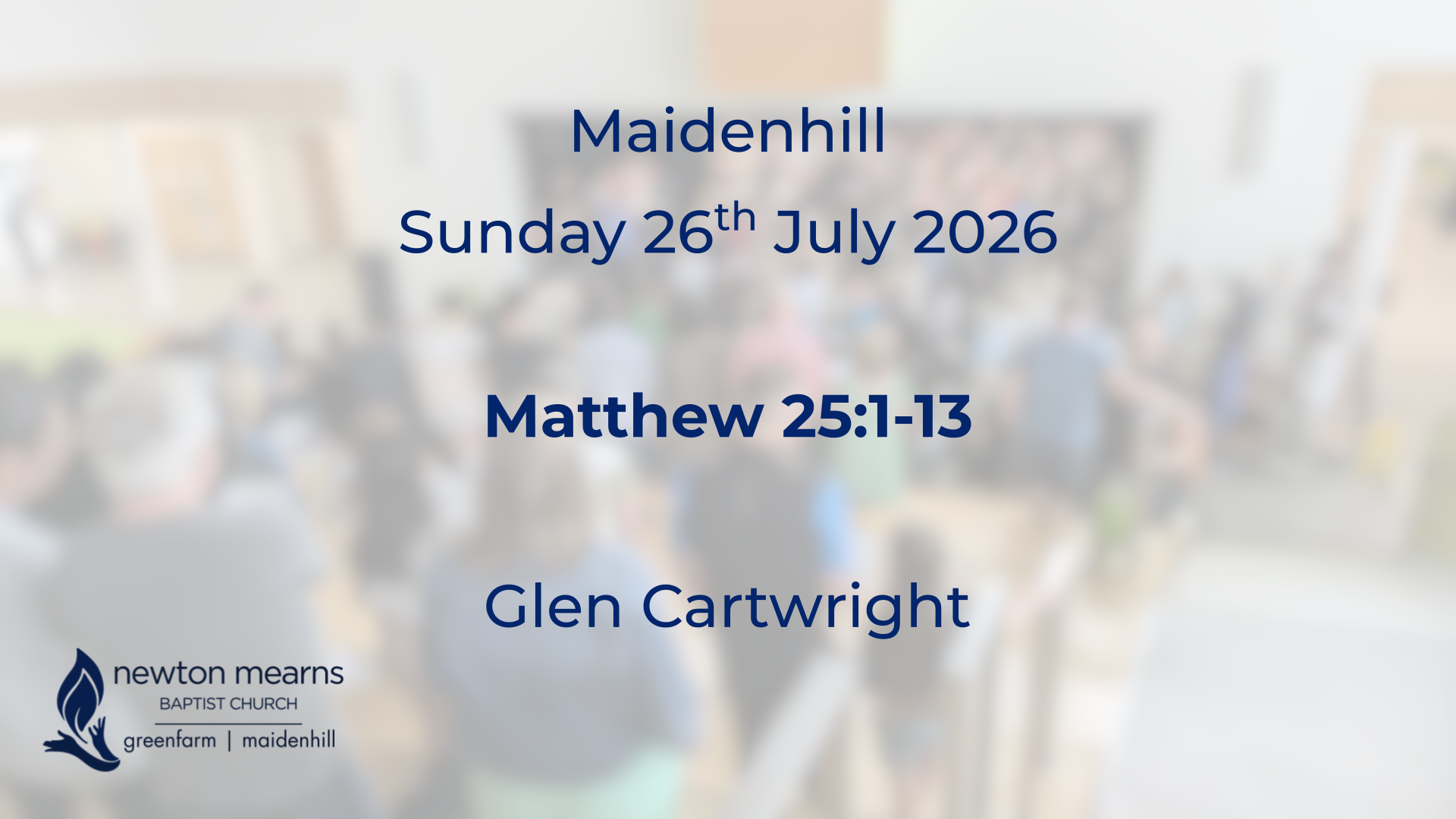 Sunday 26th July 2026