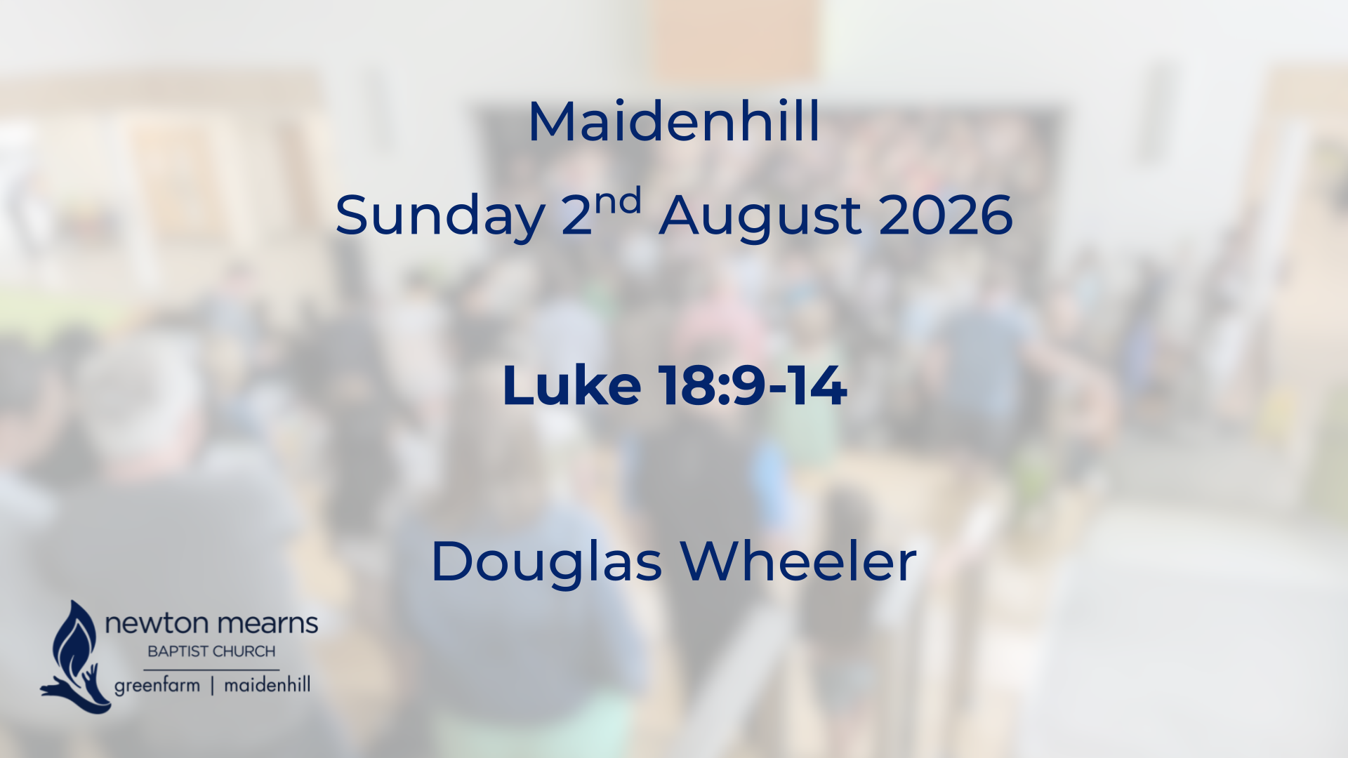 Sunday 2nd August 2026